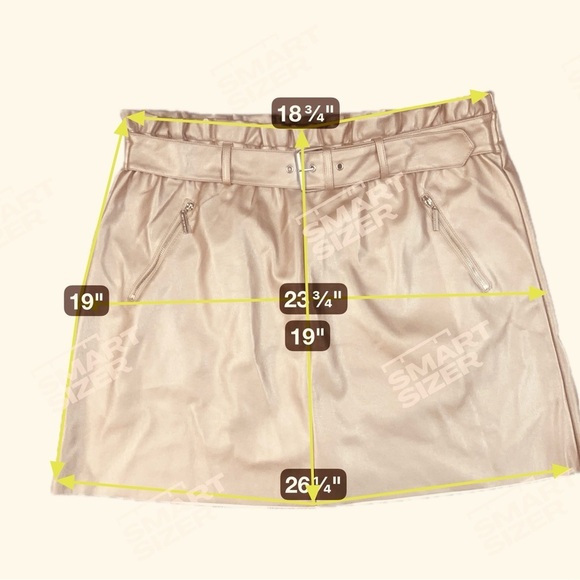 NWT Lt Pink Metallic Cyber Punk Y2K Skirt Glam Grunge Coquette Fairy BohoChic - Picture 8 of 8